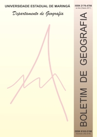 Capa da Revista Boletim de Geografia
